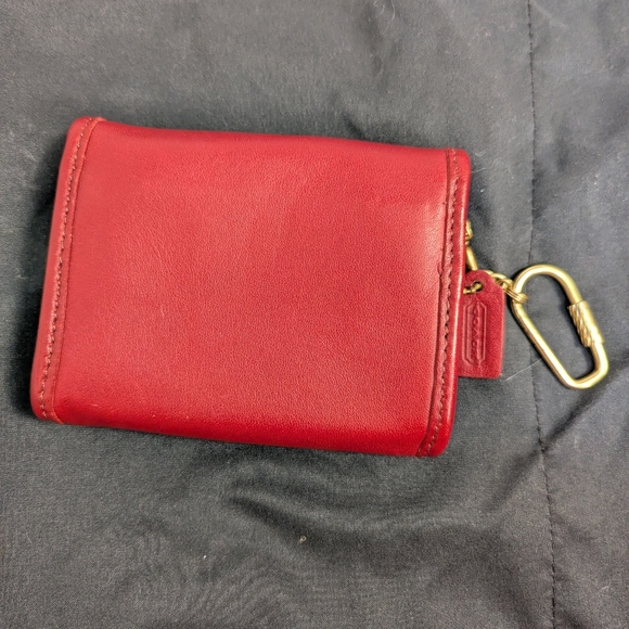 Vintage Red Coach Wallet - Picture 3 of 5